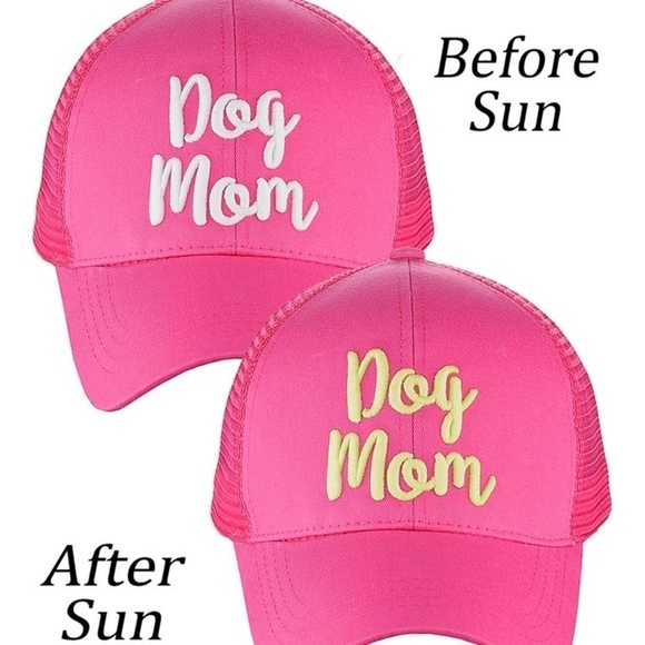 "DOG MOM" Color Changing Ponytail‎ Hat Cap - Picture 4 of 7